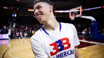 The Internet Mocked LaMelo Ball After He Got Absolutely Denied While Attempting A Dunk In The Drew League