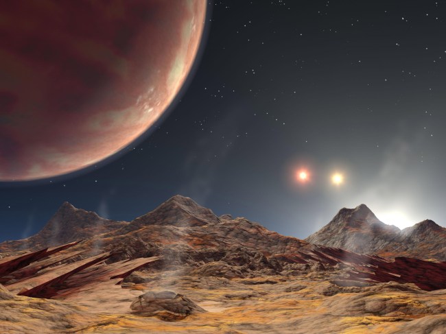 Newfound Planet With 3 Red Suns Best Chance To Find Alien Life