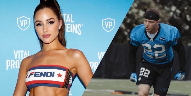 Olivia Culpo Cheers Christian McCaffrey As He Strips On Cabo Vacation