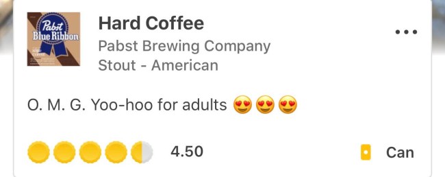 pabst hard coffee