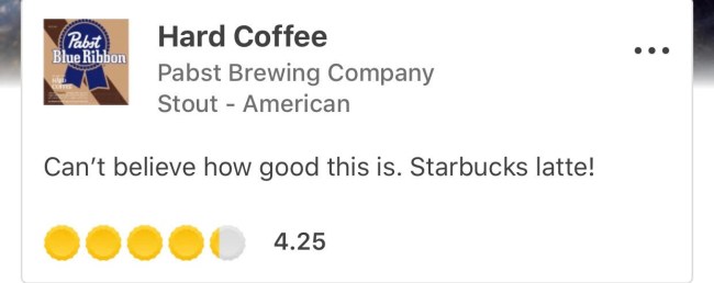 pabst hard coffee