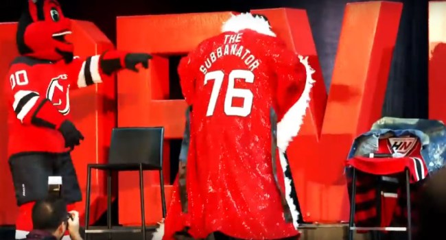 The New Jersey Devils Welcomed PK Subban With An Epic Ric Flair Robe