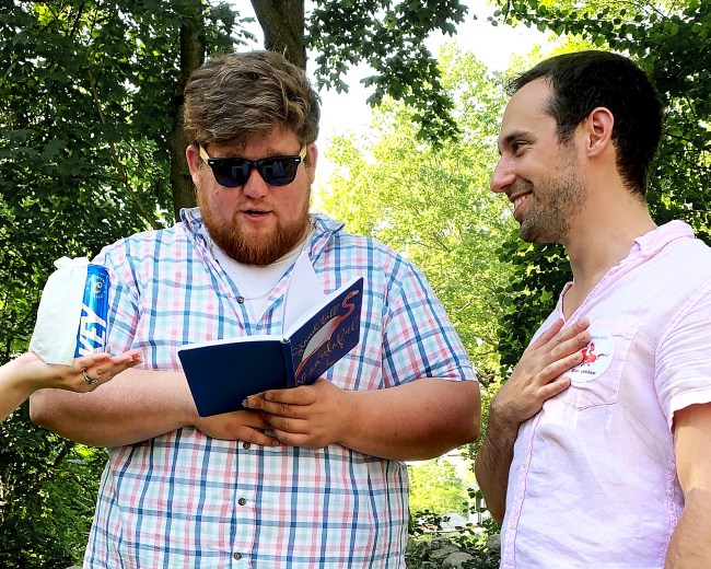 man marries keystone light can