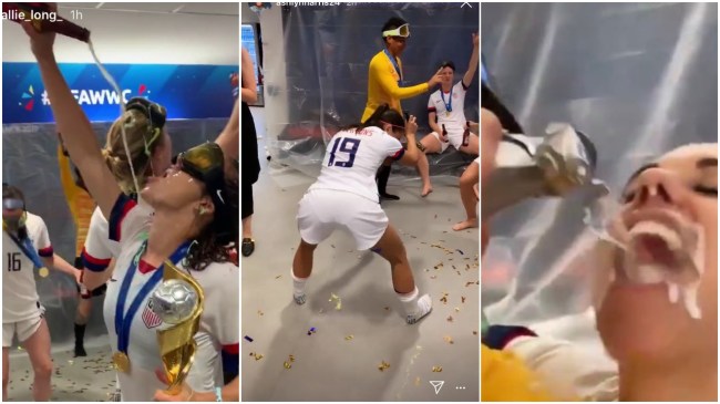 uswnt celebrations