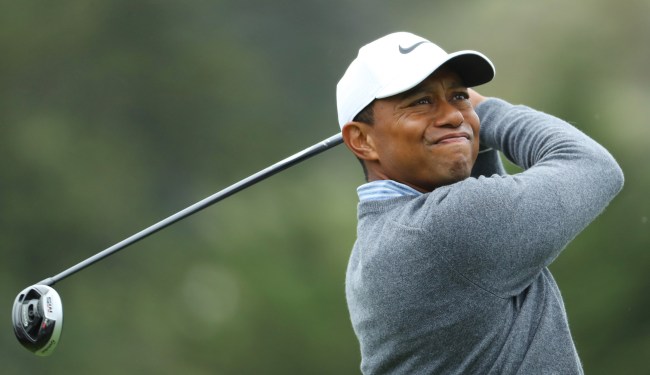 tiger woods shot shape the masters
