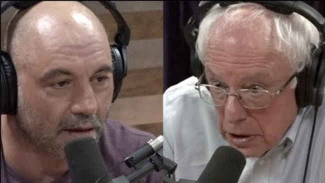 Bernie Sanders goes on Joe Rogan Experience podcast and said he would promise to tell American people about aliens and UFOs if elected President of the United States.