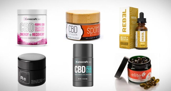 10 Of The Best CBD Products For Pain And Athletic Recovery