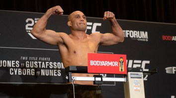 Wild New Video Shows UFC Legend B.J. Penn Getting Knocked Out Cold Outside A Bar By A Chubby Average Joe