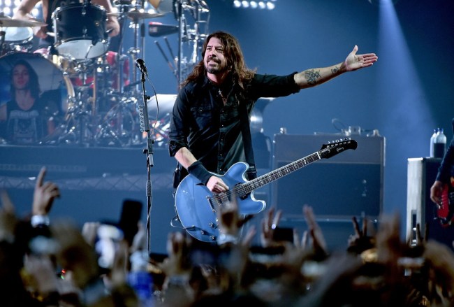 While closing out the Sziget Festival in Budapest on Tuesday, August 13, Foo Fighters frontman Dave Grohl invited a fan in a wheelchair to join the band on stage during the last song