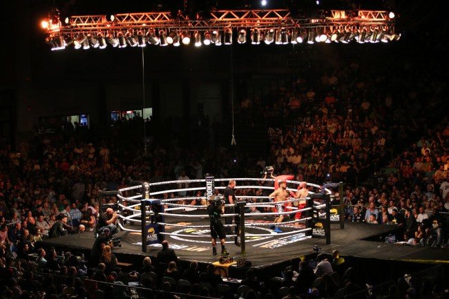 At the Bare Knuckle Fighting Championship 7, Kalen Harris delivered a vicious knockout of Johnavan Vistante that sent the losing fighter face-planting into the canvas.
