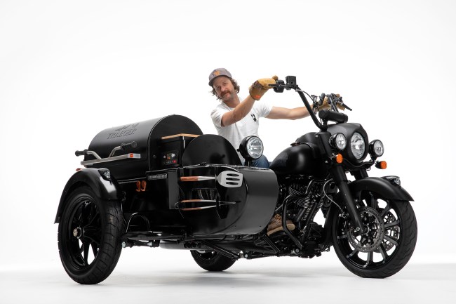 Indian Motorcycles Traeger Grills Custom Bike