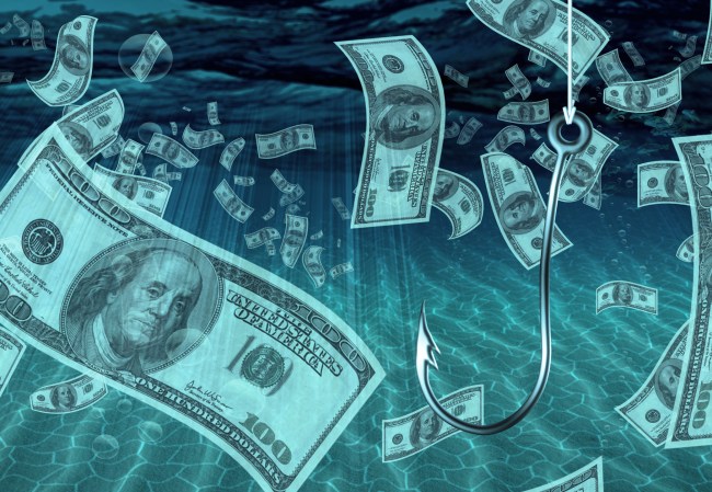 fishing for money