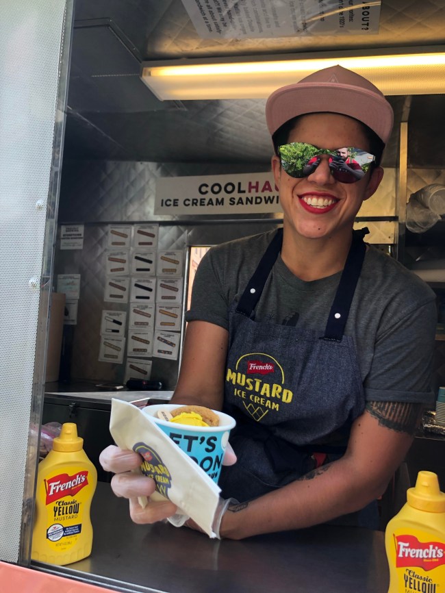 mustard ice cream review