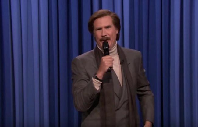 Ron Burgundy Stand-Up Comedy Will Ferrell Jimmy Fallon