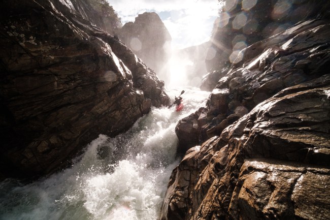 Nouria Newman kayaking adventure Patagonia