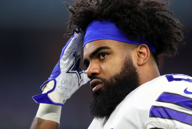 ezekiel elliott dad react contract