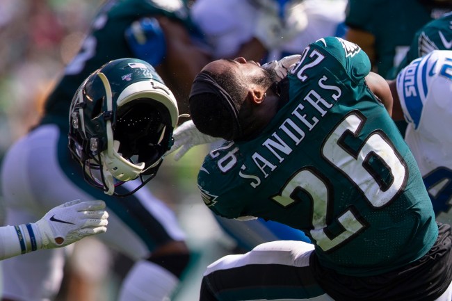 Miles Sanders Philadelphia Eagles Facemask