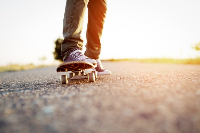 skateboarding