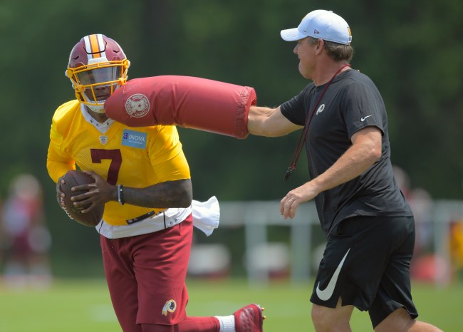 Jay Gruden seemed to accidentally trash rookie QB Dwayne Haskins while explaining why he won't start