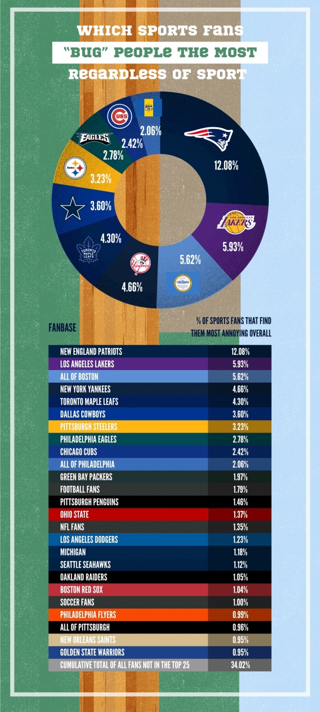 most annoying sports fan