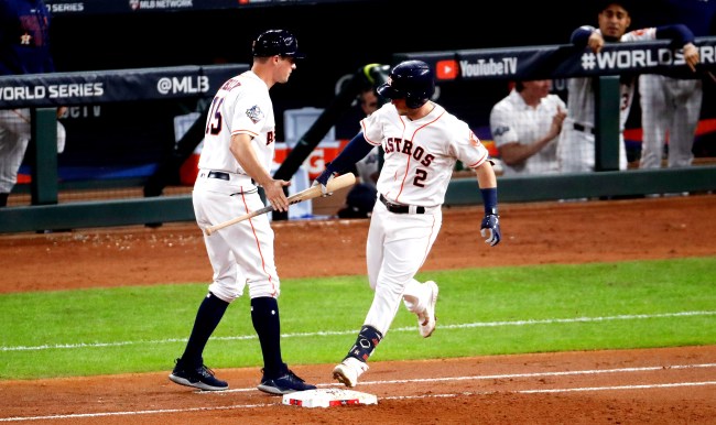 Alex Bregman Carried His Bat To First Base After Homering In Game 6