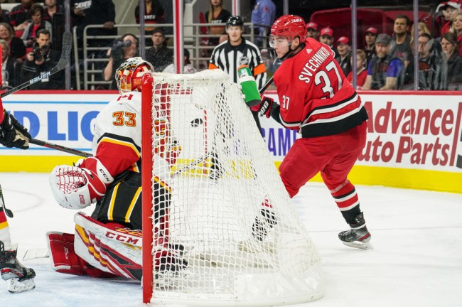 Andrei Svechnikov lacrosse goal