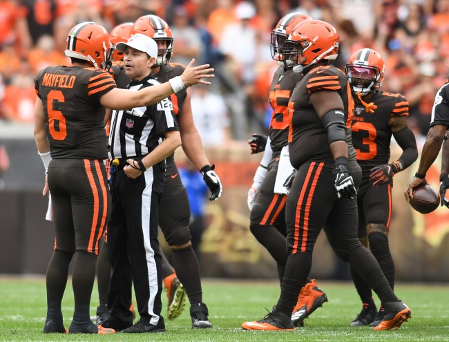 Baker Mayfield complains that NFL refs are prohibiting how he does his job