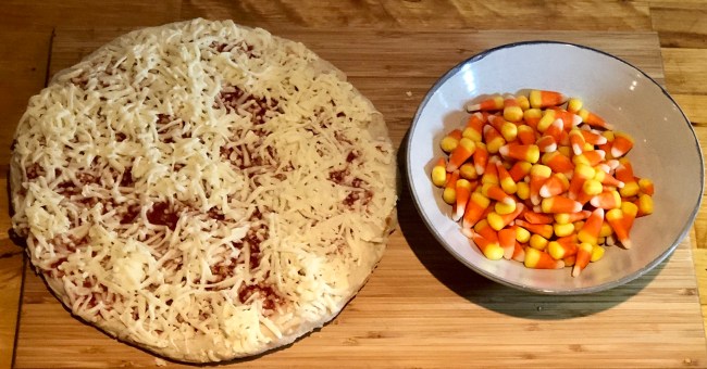 candy corn pizza review