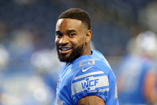 Darius Slay reacts to the Lions not trading him by hilarious dropping a "I'm a millionaire" to reporter