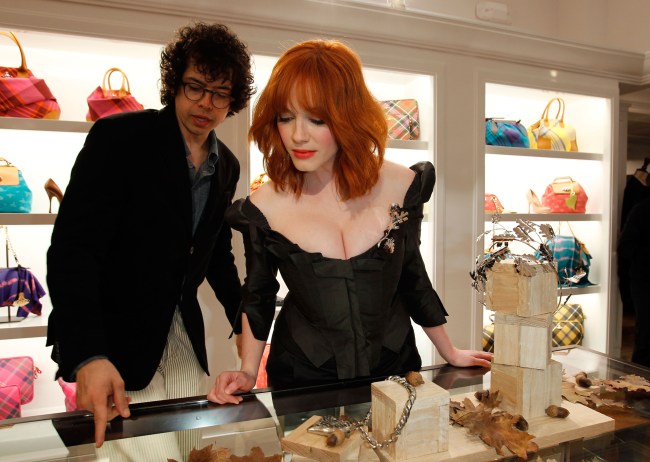 Actors Geoffrey Arend from Super Troopers and Christina Hendricks from Mad Men have gotten a divorce after 10 years of marriage.