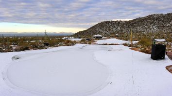 Montana Had To Play Its Golf State Championship In The Snow And It Looks Awesome Yet Awful All At The Same Time