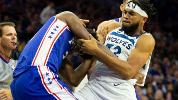 Karl-Anthony Towns Clapped Back At Joel Embiid On Instagram After Getting Mocked By The 76er Following Their Scuffle