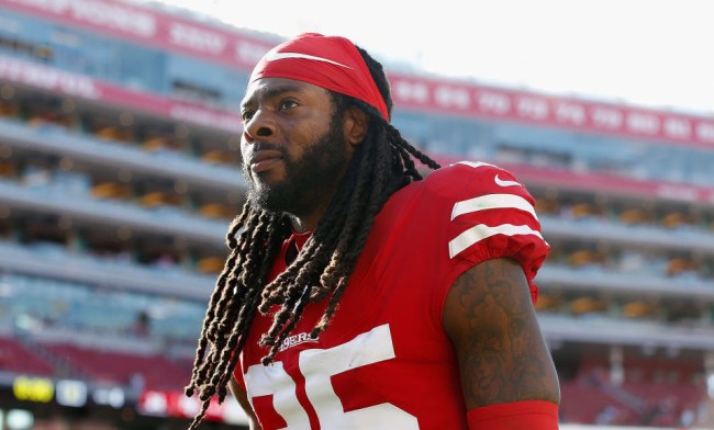 richard sherman baker mayfield handshake response