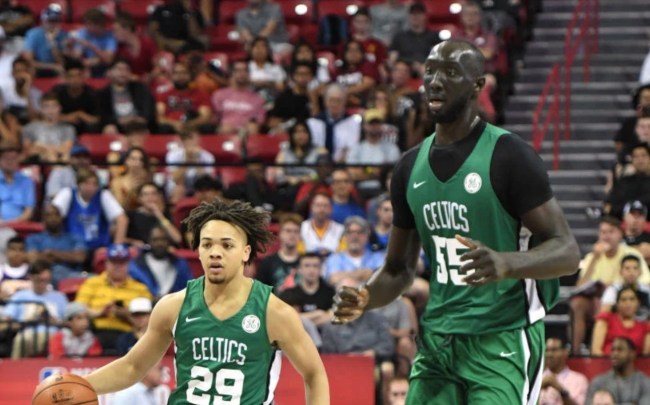tacko fall learning to swim