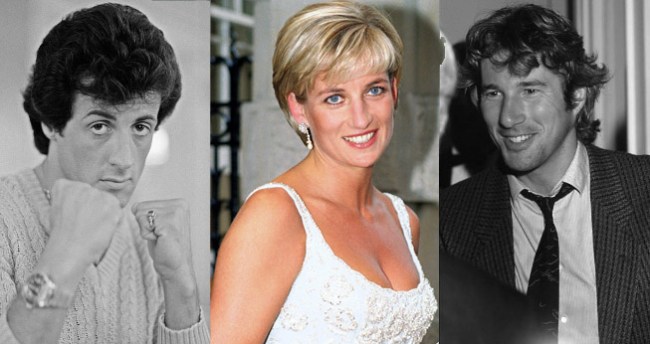 Sylvester Stallone Almost Fought Richard Gere Over Princess Diana