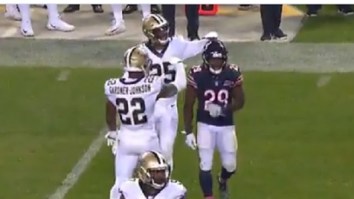 Saints’ Eli Apple Disrespectfully Mocks Tarik Cohen’s Height On The Field, Gets Injured A Few Plays Later