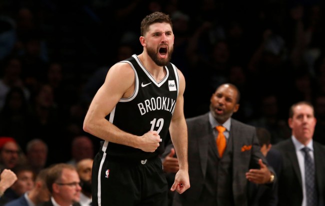 nets inbound pass off knicks back