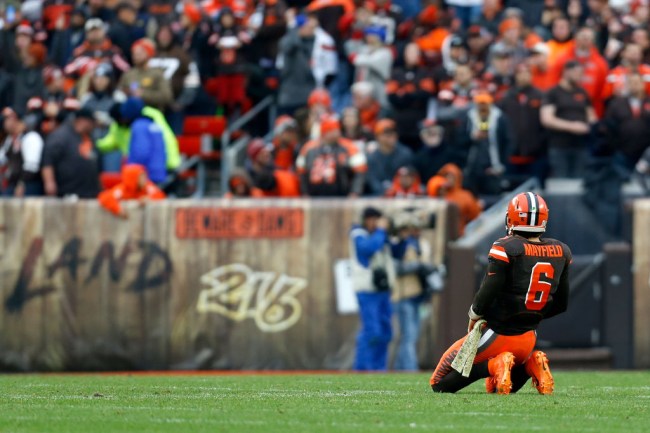 baker mayfield browns fans too loud