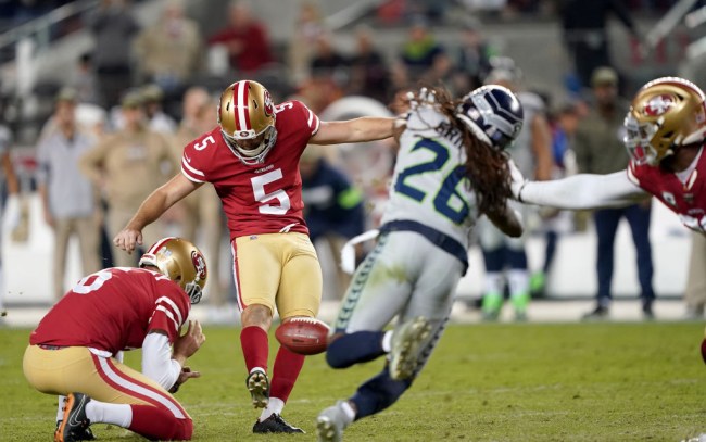 49ers kicker chase mclaughlin shank kick