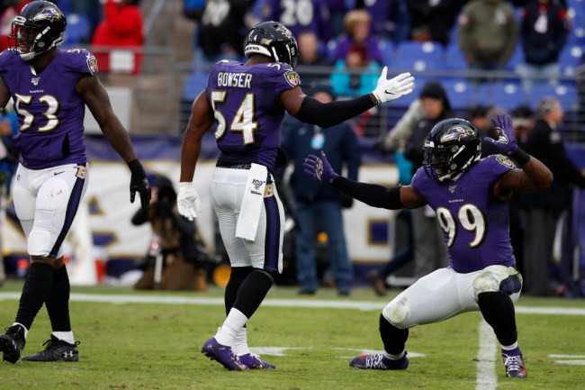 ravens matt judon drinks fans beer