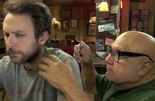 Its Always Sunny in Philadelphia deepfake video with Dwayne The Rock Johnson as Danny DeVito.