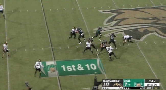 ohio lineman maction cartwheel