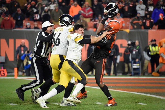 Grown man cries on live radio while talking about Myles Garrett situation