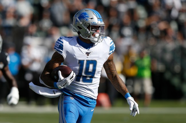 NFL refs screw up again when cameras catch Kenny Golladay spotting the ball for additional yardage