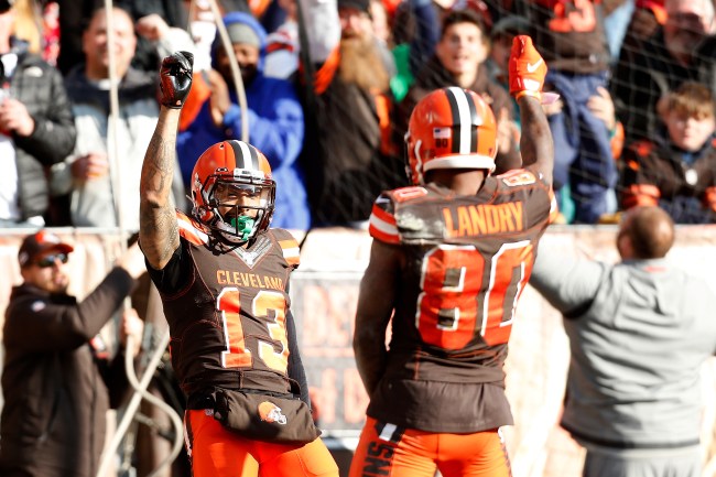 Odell Beckham Jr. nearly predicted teammate Jarvis Landry's exact stat line against Miami Dolphins