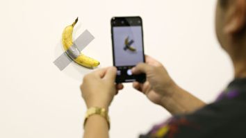 Someone Replaced The Banana That Sold For $120,000 At Art Basel With ‘Epstein Didn’t Kill Himself’ Graffiti