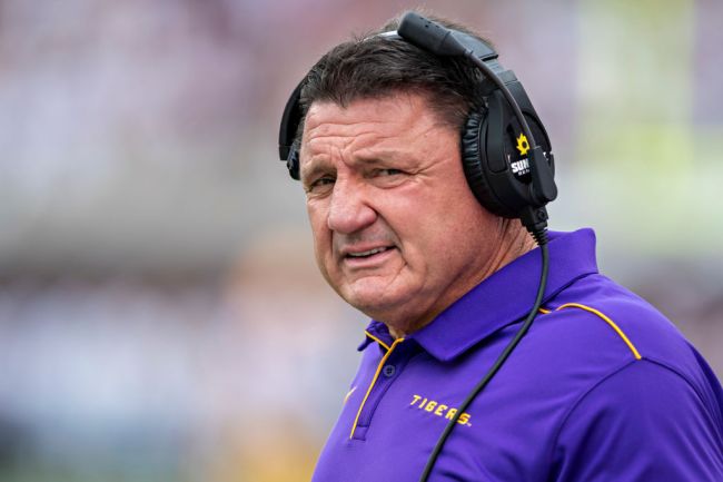 ed orgeron most lsu caught coronavirus