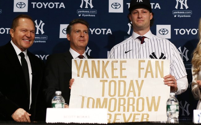 Fans Turn The Yankees Sign Gerrit Cole Made When He Was 11 Into A Meme