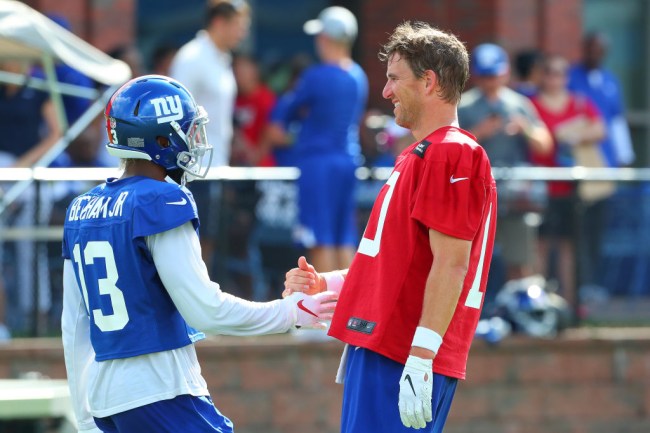 eli manning pranking rookies