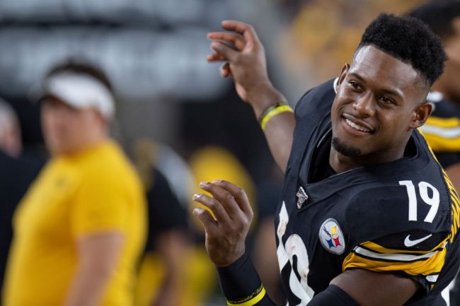 juju smith schuster browns trash talk nameless gray faces